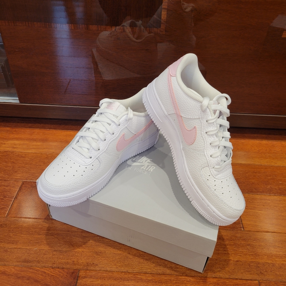 Brand New Air Force 1 GS Pink Foam Sneakers - Picture 5 of 8